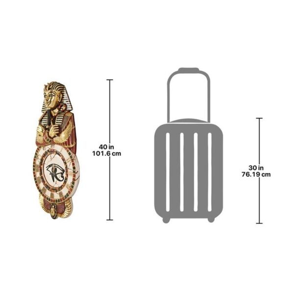 Design Toscano NE25349 19 Inch Medinet Habu Egyption Wall Clock