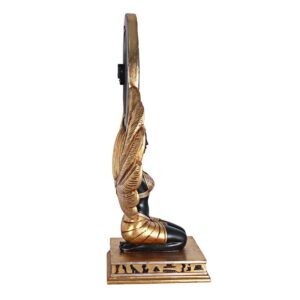 Design Toscano NE25992 22 1/2 Inch Egyptian Goddess Isis Clock