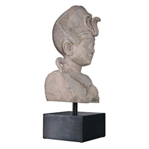 Design Toscano NE30713 11 Inch Egyptian Ramses Bust on Museum Mount