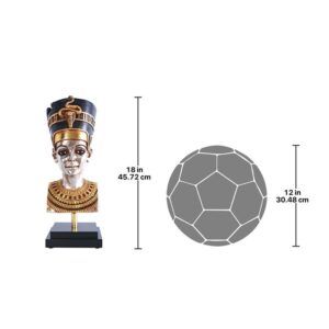 Design Toscano NE437621 7 Inch Egyptian Queen Nefertiti Bust on Mount