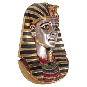 Design Toscano NE438571 9 Inch Tutankhamen Egyptian Wall Sculpture