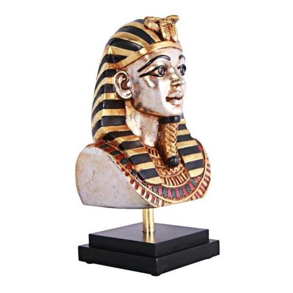 Design Toscano NE438821 9 1/2 Inch Egyptian King Tutankhamen Bust on Mount