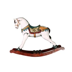 Design Toscano NE46747 41 Inch Victorian Carousel Rocking Horse Statue