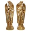 Design Toscano NE59307 13 1/2 Inch Padova Golden Guardian Angels, Set of 2