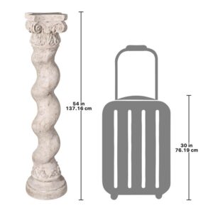 Design Toscano NE60303 13 Inch Capitoline Barley Twist Column