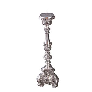 Design Toscano NE60309 7 1/2 Inch Large Scroll Footed Candlestick