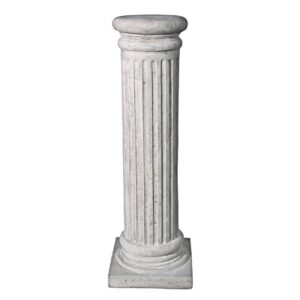 Design Toscano NE60509 12 Inch Medium Greek Fluted Plinth