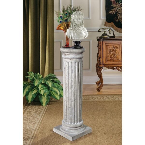 Design Toscano NE60509 12 Inch Medium Greek Fluted Plinth