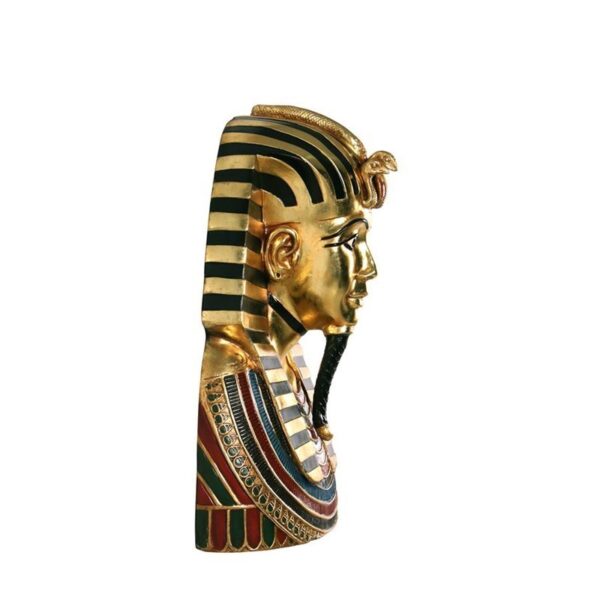 Design Toscano NE68882 19 Inch Golden Shroud of Tutankhamen Bust