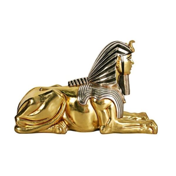 Design Toscano NE74547 78 Inch Grand Gilded Egyptian Sphinx