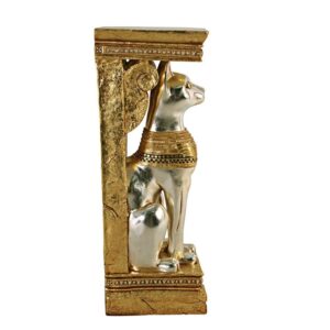 Design Toscano NE75327 14 1/2 Inch Egyptian Cat Goddess Bastet Pedestal