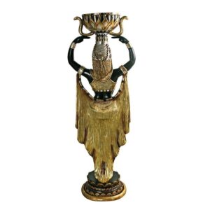 Design Toscano NE75334 18 1/2 Inch Cleopatras Nubian Maiden with Urn