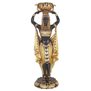 Design Toscano NE75343 26 Inch Grand Scale Nubian Maiden with Urn