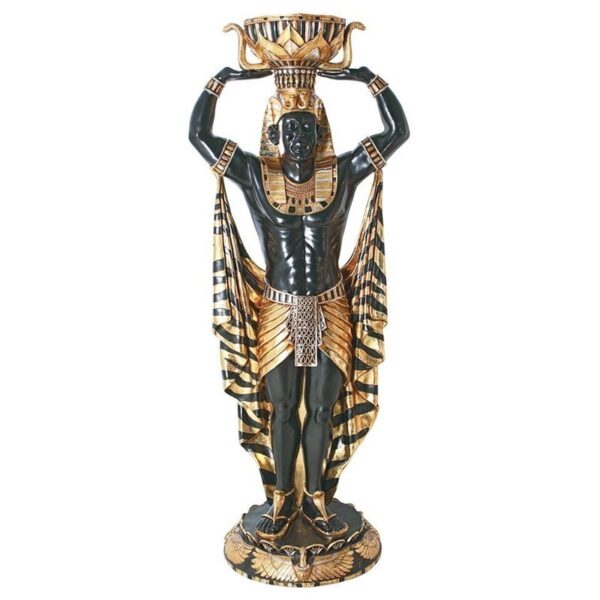 Design Toscano NE75346 30 Inch Grand Scale Nubian Guard with Urn