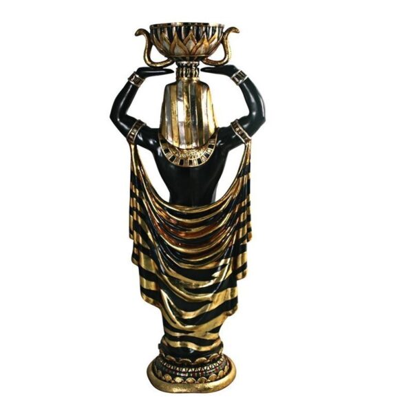 Design Toscano NE75364 23 Inch Cleopatras Nubian Guard with Urn