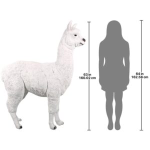 Design Toscano NE80074 51 1/2 Inch Giant Alpaca Statue