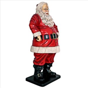 Design Toscano NE80088 27 Inch Large Jolly Santa Claus Statue