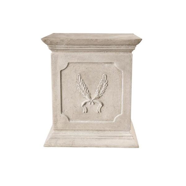 Design Toscano NE80097 24 Inch Laurel Leaf Plinth