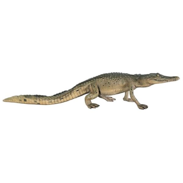 Design Toscano NE80112 50 Inch Walking Crocodile Statue