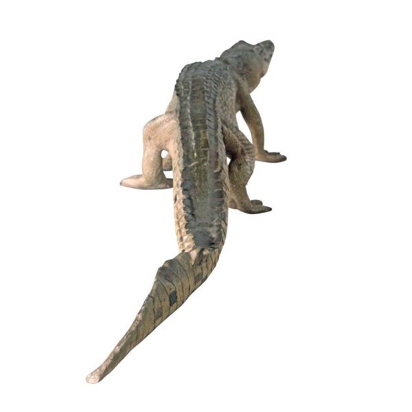 Design Toscano NE80112 50 Inch Walking Crocodile Statue