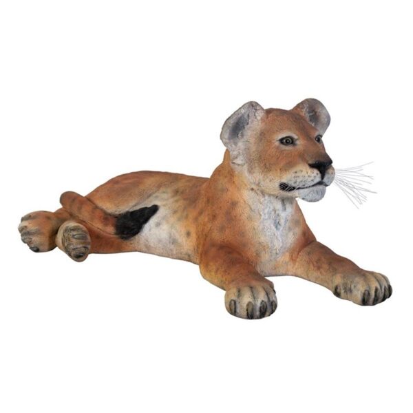 Design Toscano NE80116 32 Inch Lion Cub Lying Down