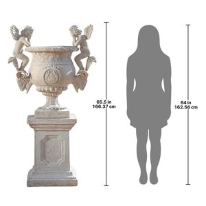 Design Toscano NE867001 Versailles Cherub Urn with Plinth