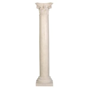 Design Toscano NE867188 18 1/2 Inch Corinthian Architectural Half Column