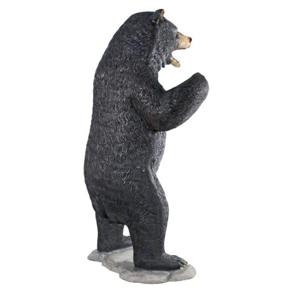 Design Toscano NE867203 43 Inch Growling Bear Statue - Black