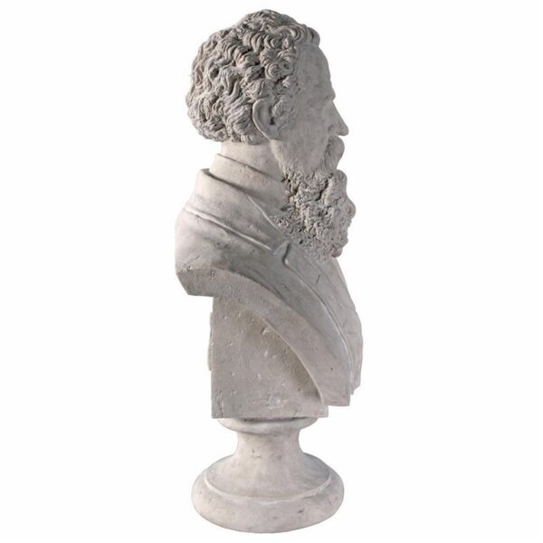 Design Toscano NE90054 18 1/2 Inch Charles Dickens Bust