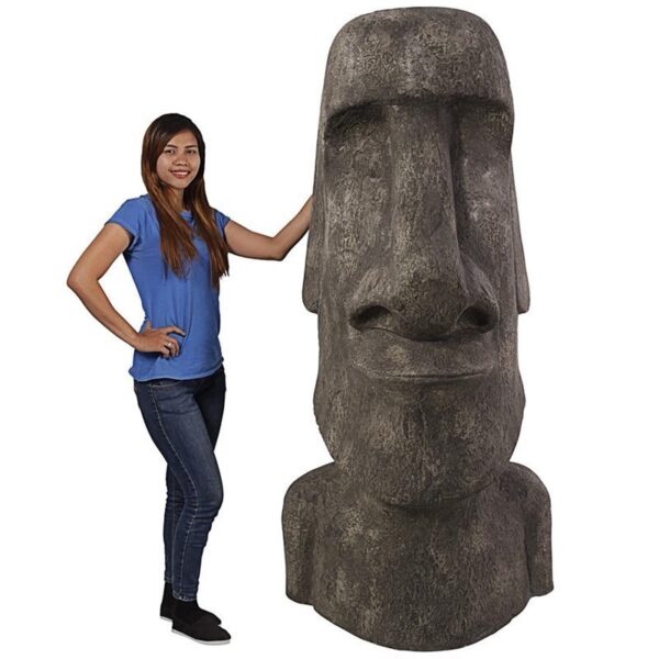 Design Toscano NE90076 36 Inch Giant Easter Island Moai Head