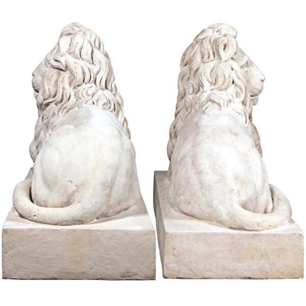 Design Toscano NE9160275 Castle Courtyard Sentinal Lions Set