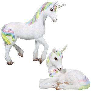 Design Toscano NE9170 Magical Mystical Unicorn Statues, Set of 2