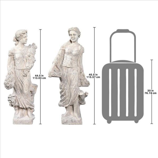 Design Toscano NE9210132 20 Inch Flora Proserpina Goddesses Statues Set