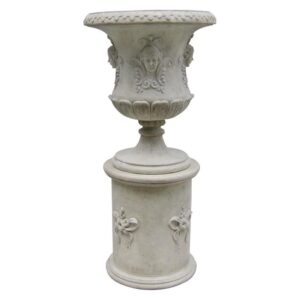 Design Toscano NE980091 Set of Flora Urn and Plinth