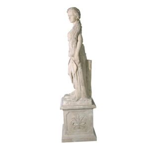 Design Toscano NE990059 24 Inch Four Seasons Summer Statue with Plinth