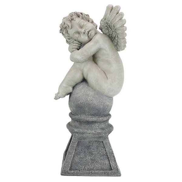 Design Toscano NG29240 10 Inch Balancing a Dream Cherub Garden Statue