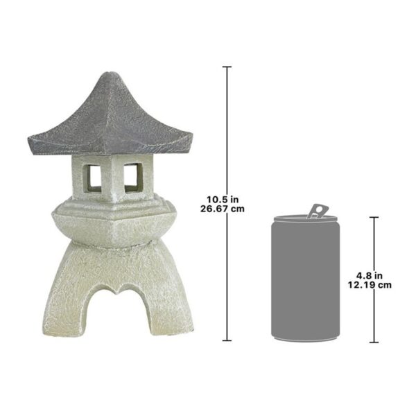 Design Toscano NG29869 7 1/2 Inch Medium Pagoda Lantern Statue