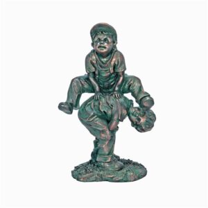 Design Toscano NG30439 10 Inch Leap Frogging Playing Boys Statue