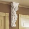 Design Toscano NG30595 8 1/2 Inch Caryatid Female Wall Bracket