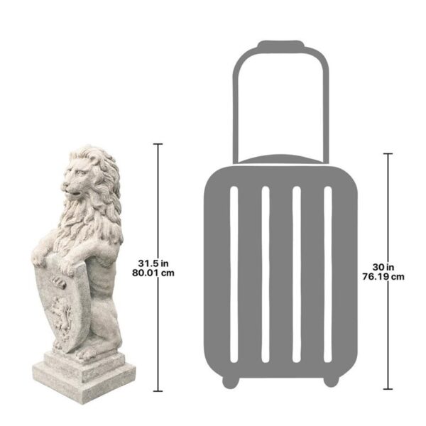 Design Toscano NG30842 12 Inch Beaumaris Castle Lion