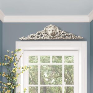 Design Toscano NG315550 38 Inch Remoulage Lion Pediment