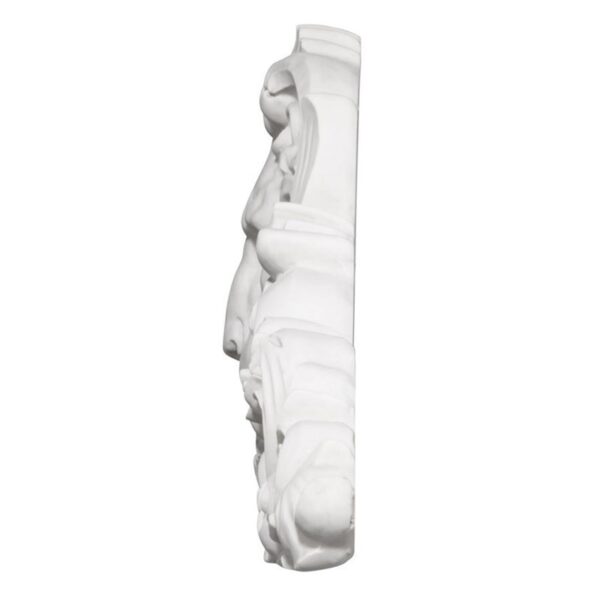 Design Toscano NG315550 38 Inch Remoulage Lion Pediment