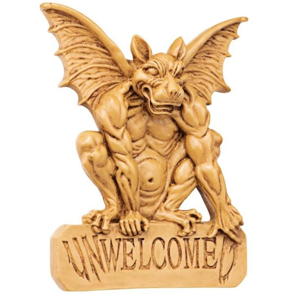 Design Toscano NG31564 10 Inch Gargoyle Unwelcomed Plaque