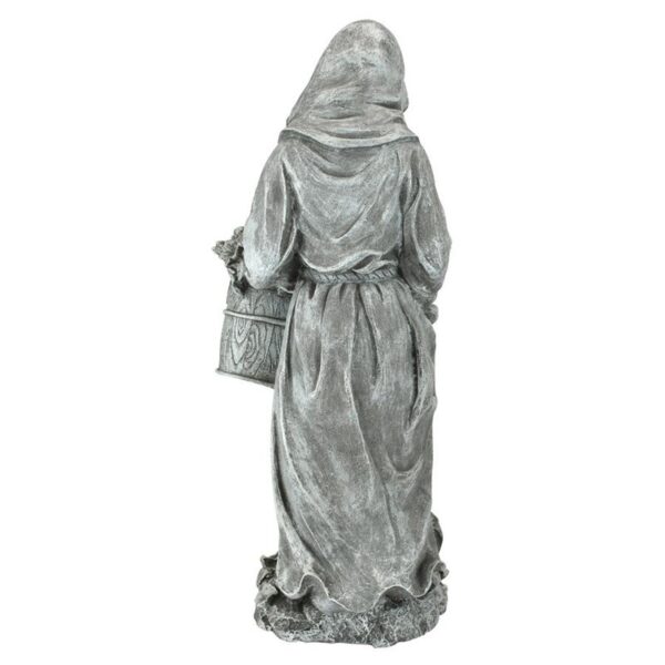 Design Toscano NG31751 9 1/2 Inch St Fiacre Gardeners Patron Statue, Large