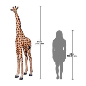 Design Toscano NG31777 32 Inch Mombasa the Garden Giraffe