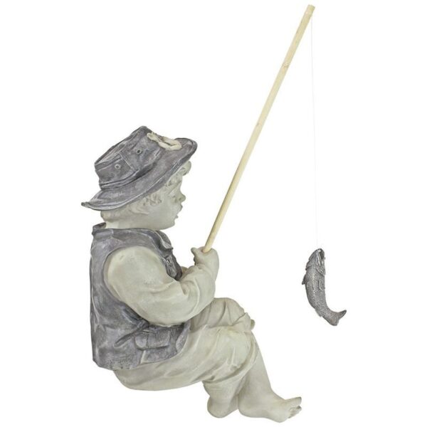 Design Toscano NG32122 9 1/2 Inch Frederic The Little Fisherman Statue