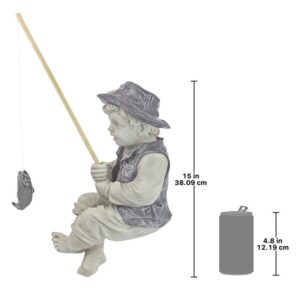 Design Toscano NG32122 9 1/2 Inch Frederic The Little Fisherman Statue