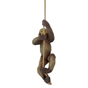 Design Toscano NG32154 9 Inch Makokou the Climbing Monkey