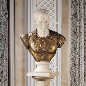 Design Toscano NG32419 20 Inch Julius Caesar Bust