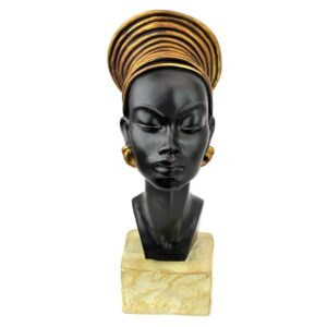 Design Toscano NG32782 5 1/2 Inch Nubian Kandake Bust